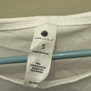 Yogalicious Classic White Tee